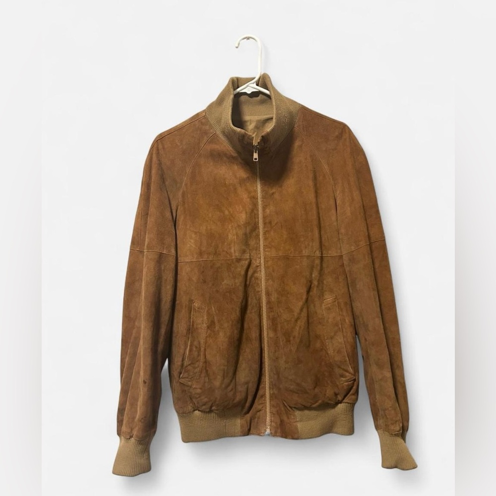 Women’s Reversible Brown Suede Jacket